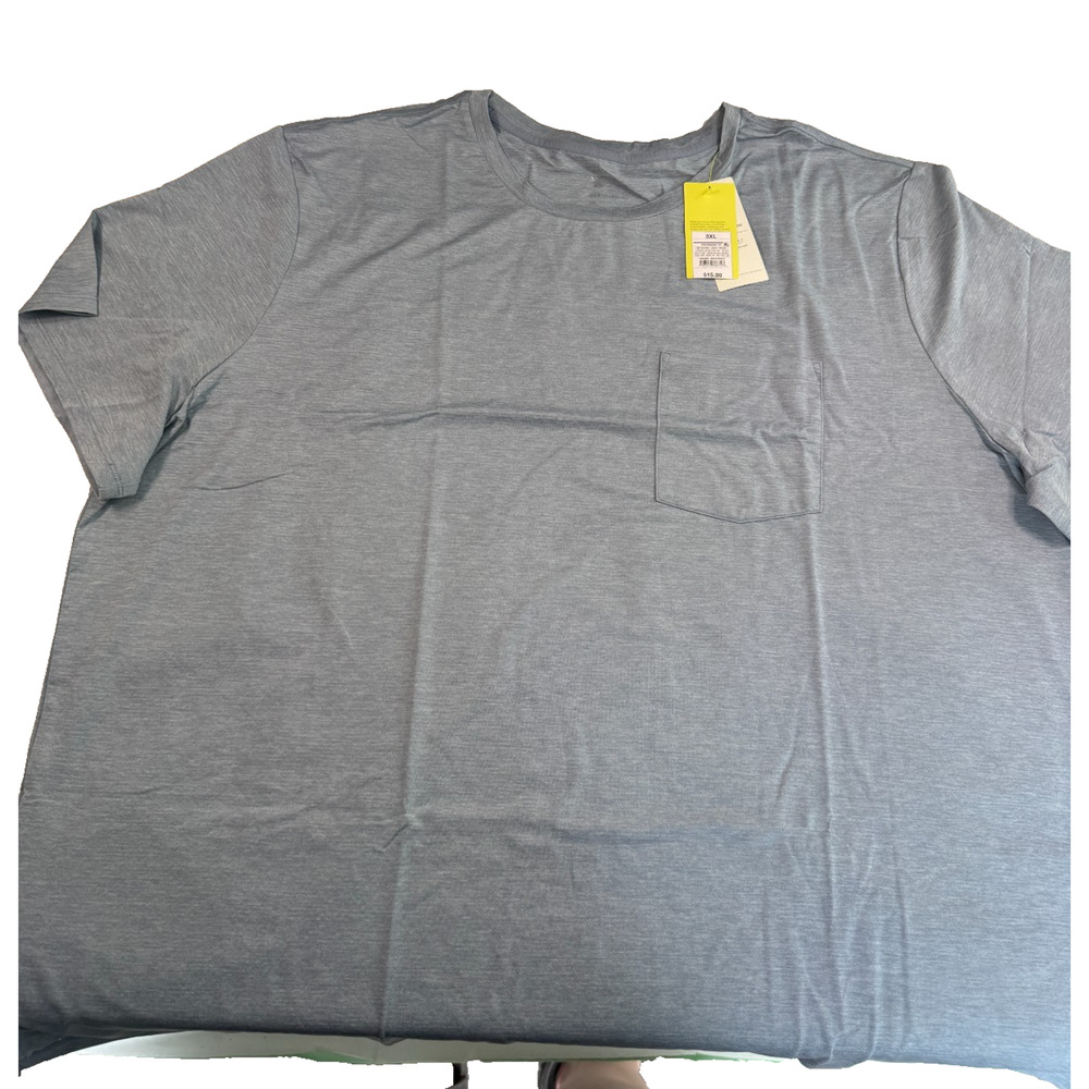 All in Motion Men's Big Elevated Premium T-Shirt Gray Size 3XL NWT